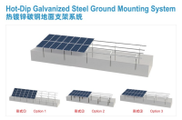 Hot-dip Galvanized Steel Ground Mounting System